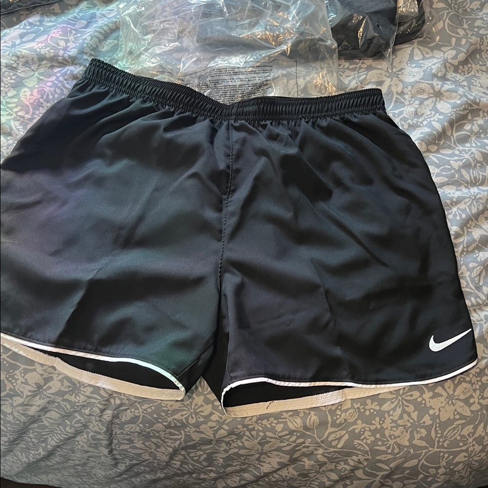 Nike Black and White Sports Shorts